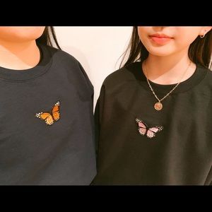 CUSTOMIZABLE butterfly crew necks🦋🦋